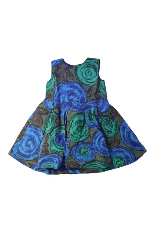 A Blue Sleeveless Dresses from Maan in size 12-18M for girl. (Front View)