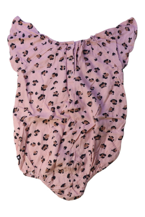 A Pink Sleeveless Rompers from Molo in size 6-12M for girl. (Back View)