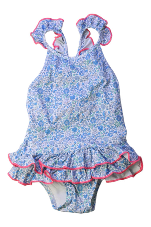 A Blue Swimsuits from Sunuva in size 12-18M for girl. (Front View)