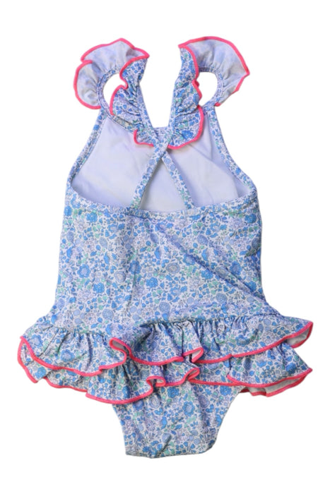 A Blue Swimsuits from Sunuva in size 12-18M for girl. (Back View)