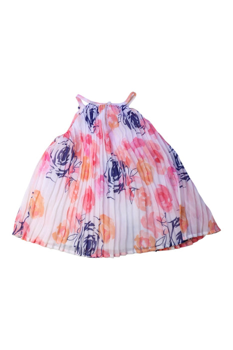 A Pink Sleeveless Dresses from Janie & Jack in size 6-12M for girl. (Back View)