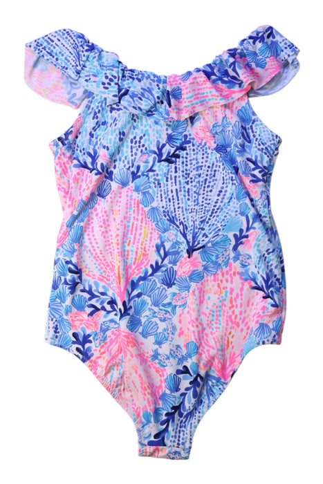 A Multicolour Swimsuits from Lilly Pulitzer in size 2T for girl. (Back View)
