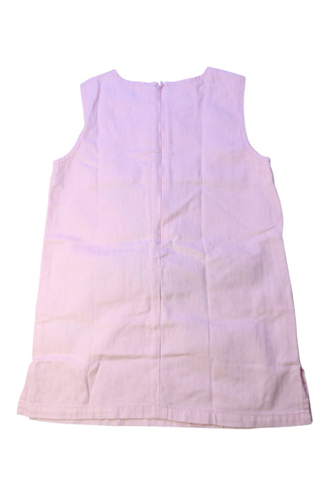 A Pink Sleeveless Dresses from Little Marc Jacobs in size 6T for girl. (Back View)