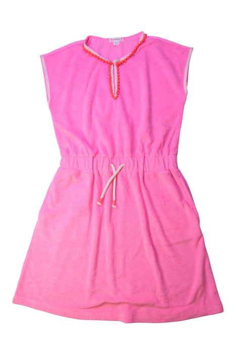 A Pink Sleeveless Dresses from Crewcuts in size 12Y for girl. (Front View)