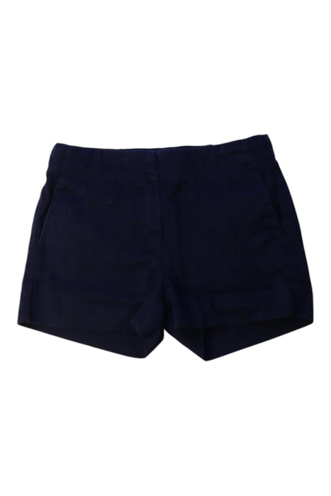 A Navy Shorts from Crewcuts in size 8Y for girl. (Front View)