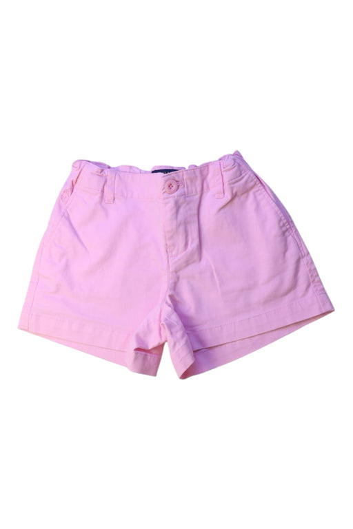 A Pink Shorts from Polo Ralph Lauren in size 7Y for girl. (Front View)