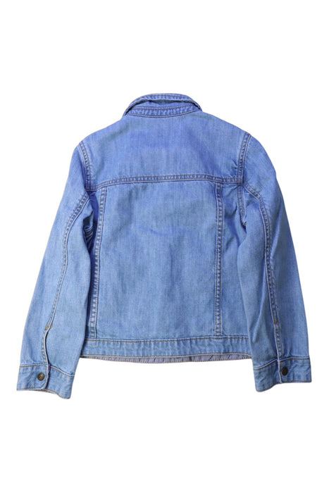 A Blue Lightweight Jackets from Cyrillus in size 8Y for girl. (Back View)