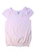 A Pink Short Sleeve Tops from Cyrillus in size 10Y for girl. (Front View)