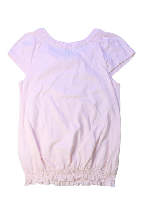 A Pink Short Sleeve Tops from Cyrillus in size 10Y for girl. (Back View)