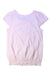 A Pink Short Sleeve Tops from Cyrillus in size 10Y for girl. (Back View)