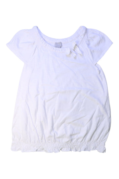 A White Short Sleeve Tops from Cyrillus in size 10Y for girl. (Front View)
