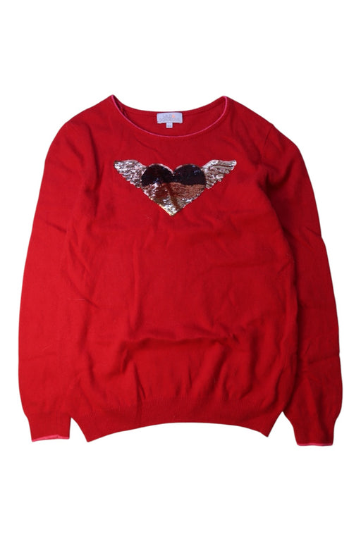 A Red Knit Sweaters from Wild & Gorgeous in size 12Y for girl. (Front View)