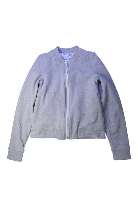 A Grey Lightweight Jackets from Ivivva in size 10Y for girl. (Front View)
