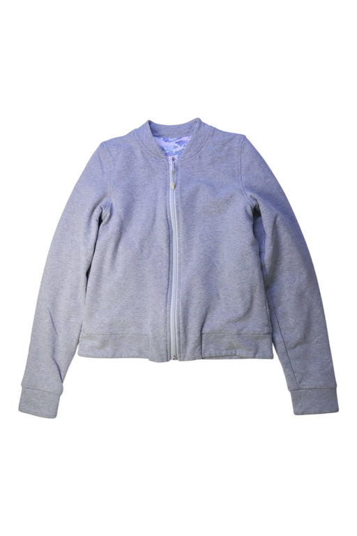 A Grey Lightweight Jackets from Ivivva in size 10Y for girl. (Front View)