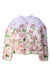 A Pink Puffer/Quilted Jackets from Moncler in size 10Y for girl. (Front View)