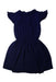 A Navy Short Sleeve Dresses from Polo Ralph Lauren in size 8Y for girl. (Front View)