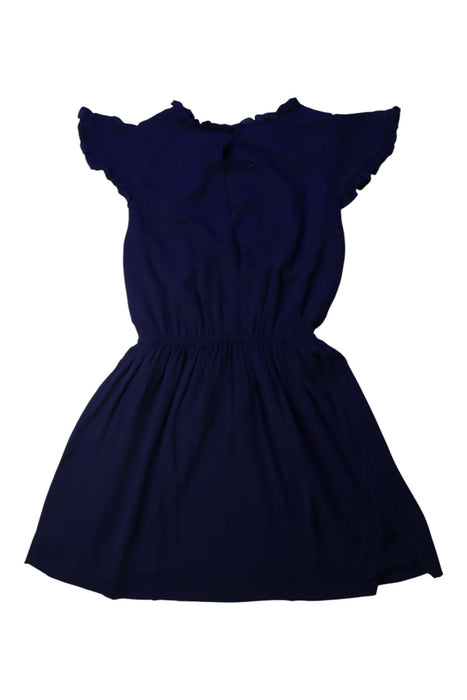 A Navy Short Sleeve Dresses from Polo Ralph Lauren in size 8Y for girl. (Back View)