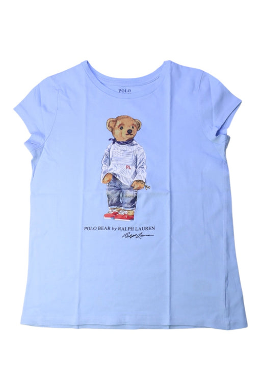 A Blue Short Sleeve T Shirts from Polo Ralph Lauren in size 8Y for neutral. (Front View)