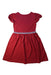 A Red Short Sleeve Dresses from Polo Ralph Lauren in size 8Y for girl. (Front View)