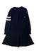 A Navy Sweater Dresses from Polo Ralph Lauren in size 7Y for girl. (Back View)