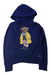 A Navy Hooded Sweatshirts from Polo Ralph Lauren in size 8Y for boy. (Front View)