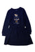 A Navy Long Sleeve Dresses from Polo Ralph Lauren in size 8Y for girl. (Front View)