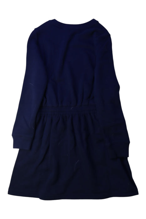 A Navy Long Sleeve Dresses from Polo Ralph Lauren in size 8Y for girl. (Back View)