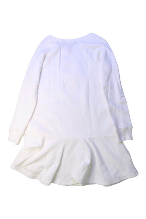 A White Long Sleeve Dresses from Polo Ralph Lauren in size 7Y for girl. (Back View)