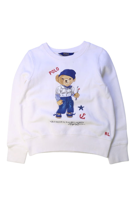 A White Crewneck Sweatshirts from Polo Ralph Lauren in size 7Y for neutral. (Front View)