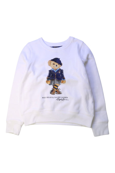 A White Crewneck Sweatshirts from Polo Ralph Lauren in size 8Y for neutral. (Front View)