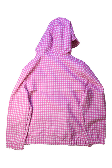 A Pink Rain Jackets from Polo Ralph Lauren in size 8Y for girl. (Back View)