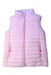 A Pink Outerwear Vests from Joules in size 7Y for girl. (Front View)