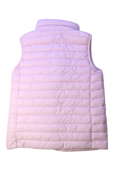 A Pink Outerwear Vests from Joules in size 7Y for girl. (Back View)