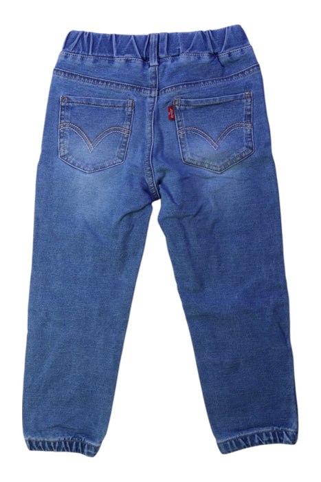 A Blue Jeans from Levi's in size 4T for boy. (Back View)