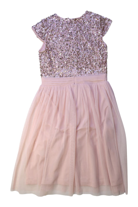 A Pink Short Sleeve Dresses from Lipsy London in size 8Y for girl. (Back View)
