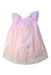 A Pink Sleeveless Dresses from Seed in size 6T for girl. (Front View)