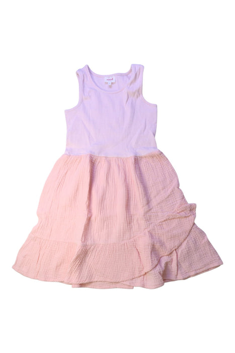 A White Sleeveless Dresses from Seed in size 9Y for girl. (Front View)