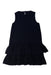 A Black Sleeveless Dresses from Armani in size 6T for girl. (Back View)