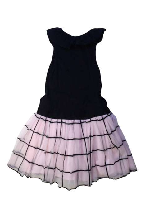 A Black Sleeveless Dresses from Juicy Couture in size 7Y for girl. (Back View)