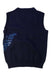 A Navy Dress Up Vests from Armani in size 2T for boy. (Back View)