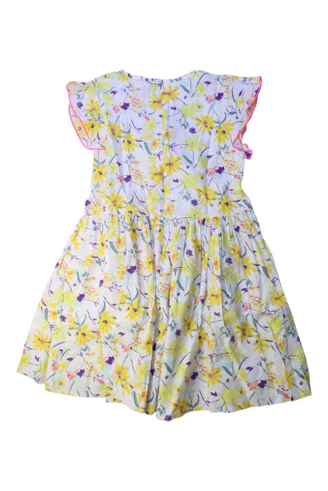 A Multicolour Sleeveless Dresses from Petit Bateau in size 8Y for girl. (Back View)