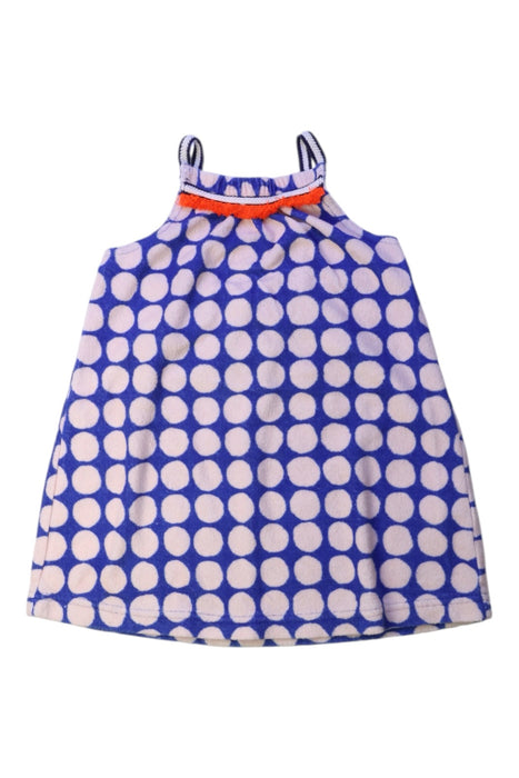 A Blue Sleeveless Dresses from Crewcuts in size 3T for girl. (Front View)