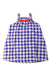 A Blue Sleeveless Dresses from Crewcuts in size 3T for girl. (Front View)