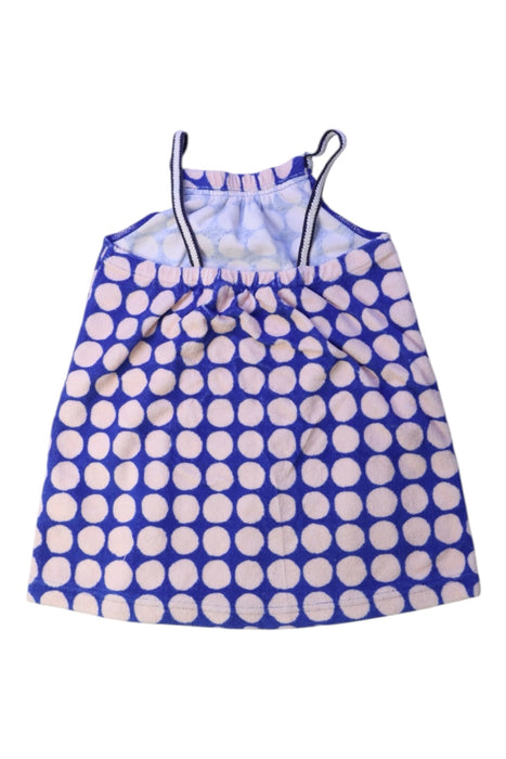 A Blue Sleeveless Dresses from Crewcuts in size 3T for girl. (Back View)