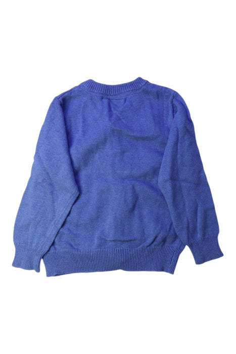 A Blue Cardigans from Jojo Maman Bébé in size 4T for boy. (Back View)