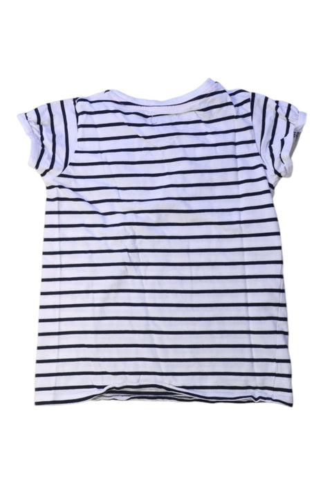 A White Short Sleeve Tops from Velveteen in size 8Y for girl. (Back View)