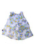 A Blue Sleeveless Dresses from Hakka in size 5T for girl. (Back View)