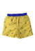 A Yellow Swim Shorts from Petit Bateau in size 12-18M for boy. (Back View)