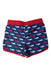 A Blue Swim Shorts from Hatley in size 3T for boy. (Back View)