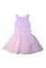 A Pink Sleeveless Dresses from Seed in size 7Y for girl. (Front View)